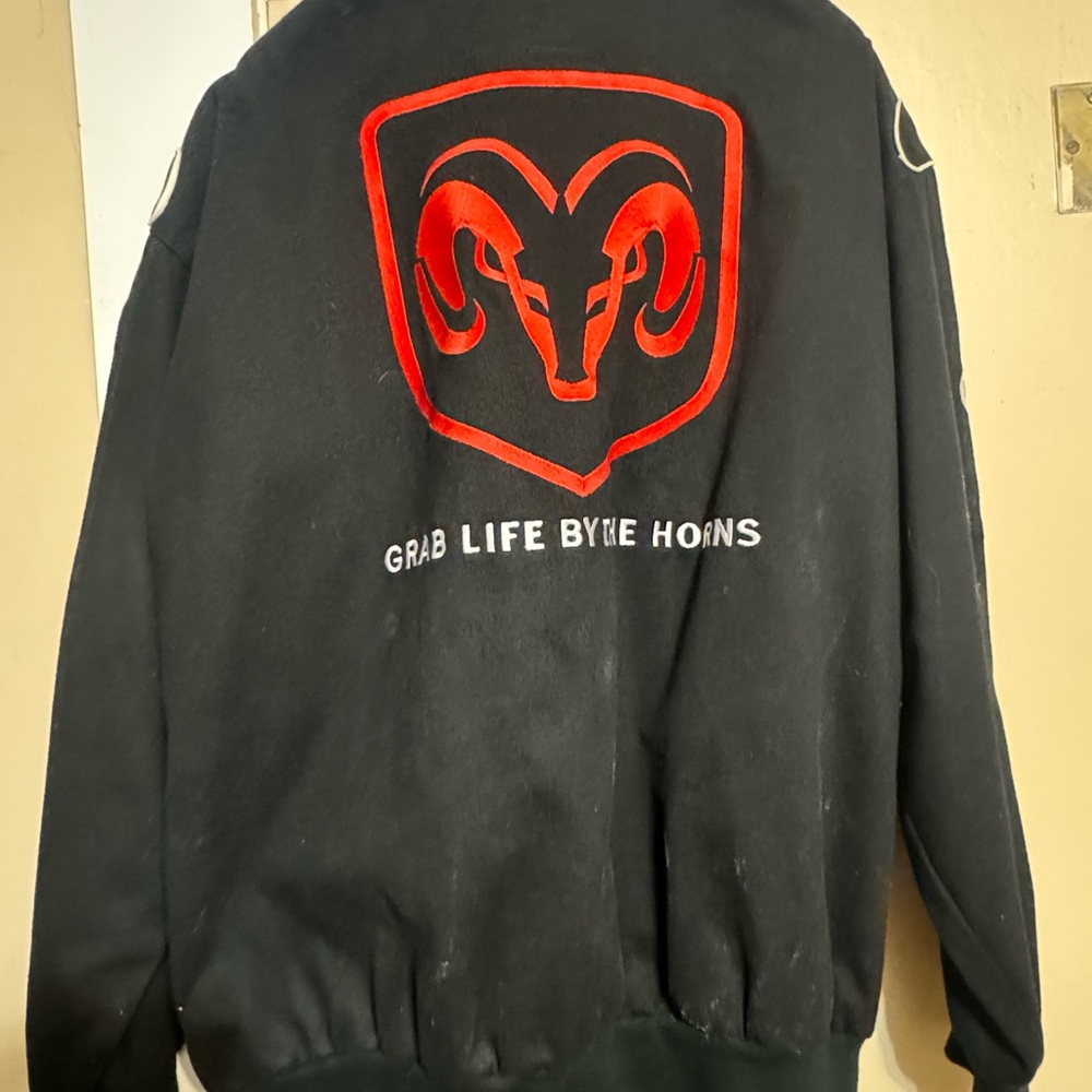 Black Racing Jacket for Men - Picture 2 of 2